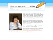 Tablet Screenshot of christinesmyczynski.com